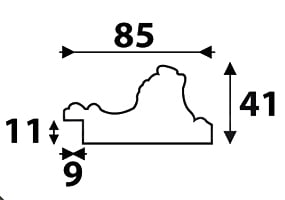 Профиль багета 844.M85.179